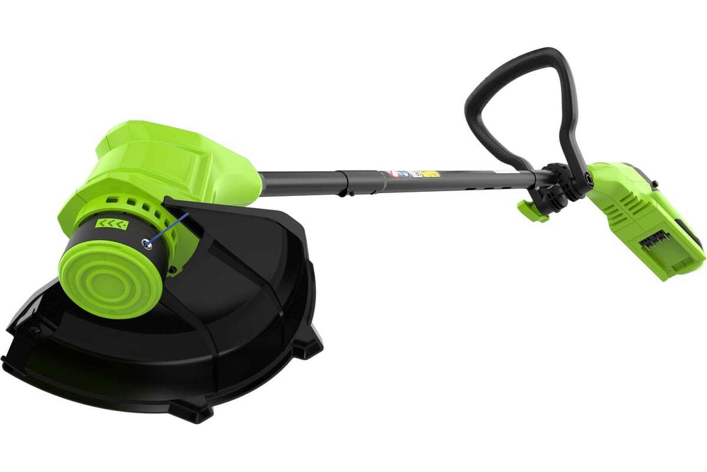 Триммер GREENWORKS 24 V аккумуляторный 2 А*h и з/у   2107207SA