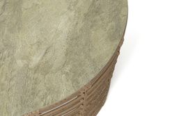 "Валенсия" журнальный столик из искусственного ротанга, цвет соломенный