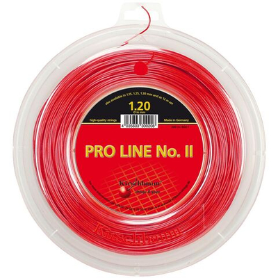 Струны теннисные Kirschbaum Pro Line No. II String Reel 200m - Red