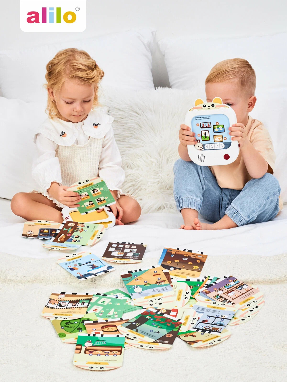 Обучающий планшет alilo Обучай-Зайка