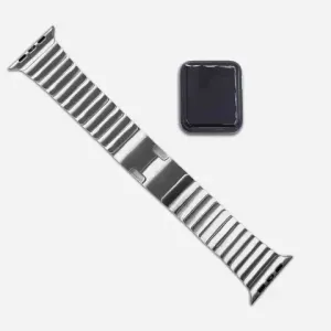 Ремешок стальной блочный для HEALTHBAND Pro №5, серебристый