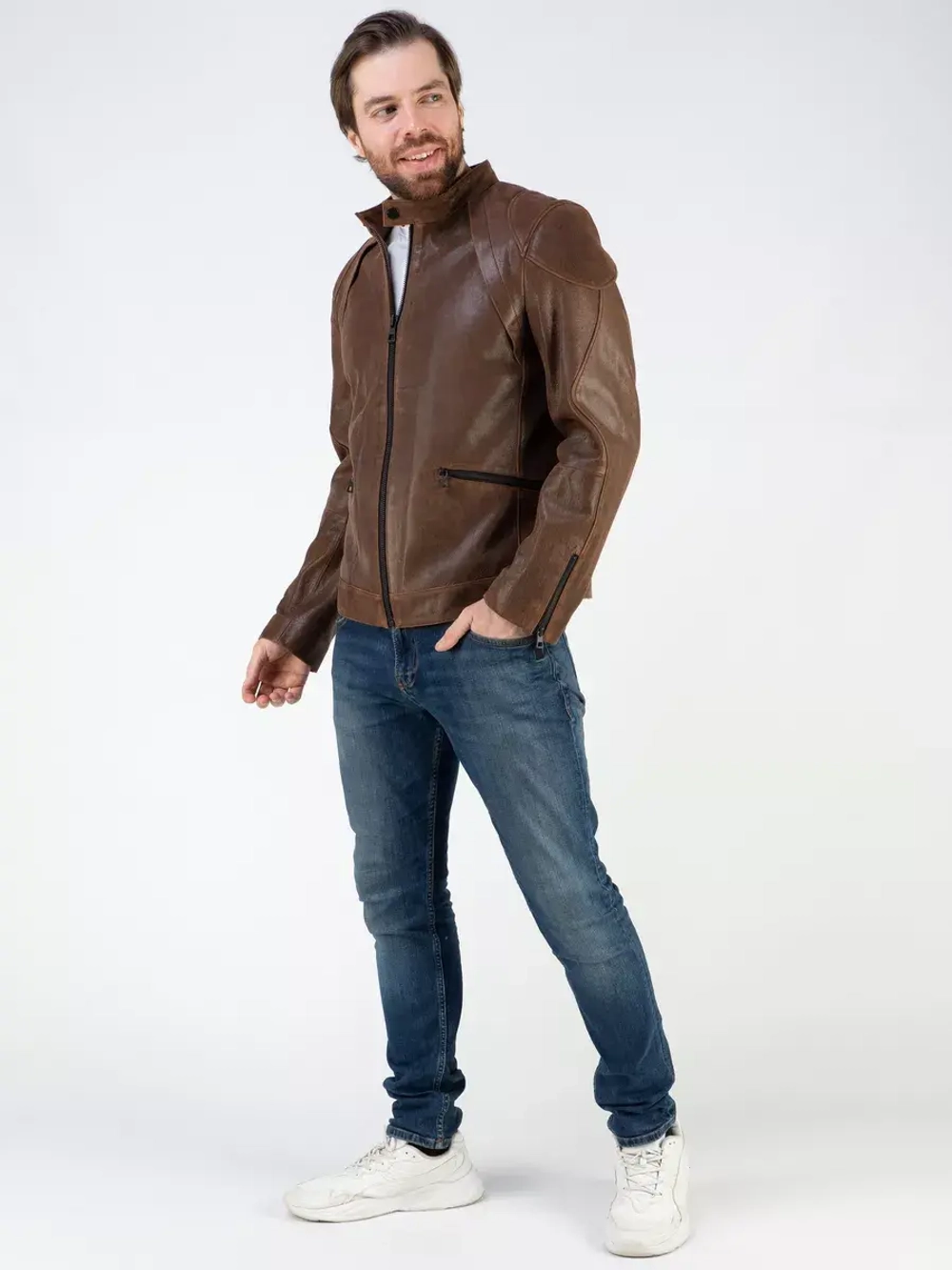 Кожаная куртка демисезонная Турция