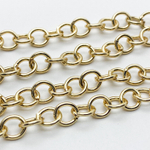 Цепочка, цвет золото, размер звена 8 мм, цена за 50 см