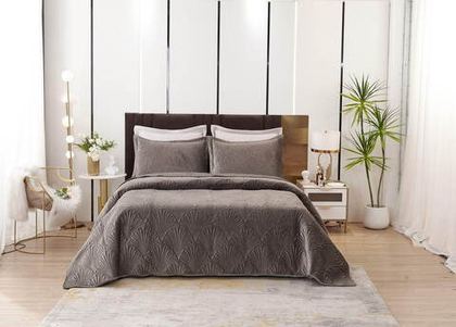 Покрывало 240x260 Sofi De MarkO Ариэль серое
