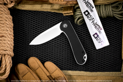 Нож Civivi Elementum C907A сталь D2 Satin рукоять Black G10