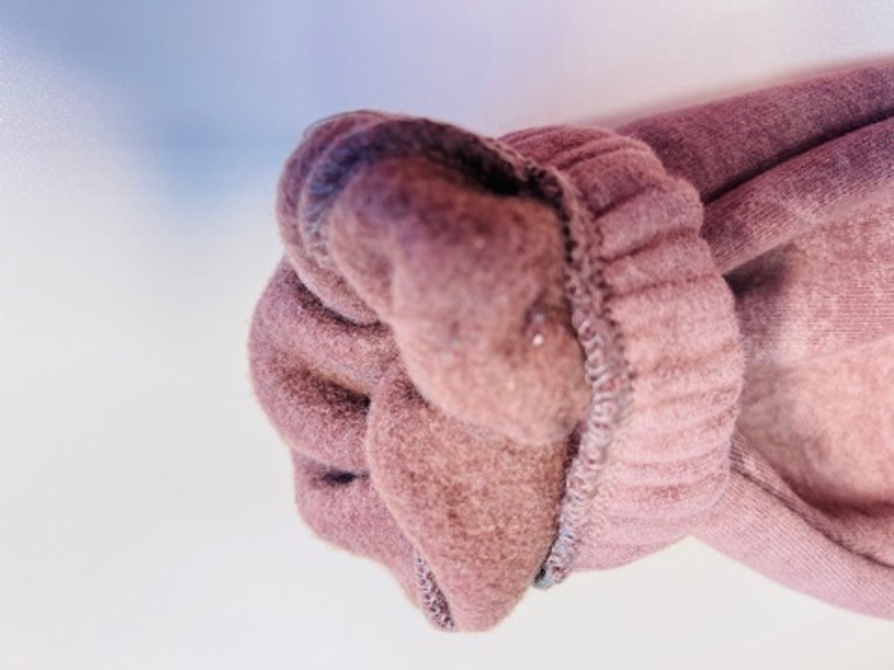 Костюм из вареного хлопкового футера на утеплении