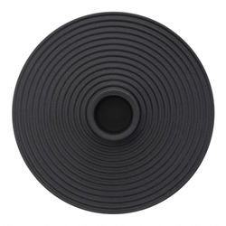 Подсвечник из каменной керамики Essential | графитовый