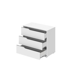 Комод Алиса КМ-800 (белый/ белый гладкий), Интерьер Центр, г.Пенза