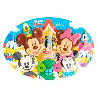 Шоколадный леденец Glico Peloty Mickey&Minnnie