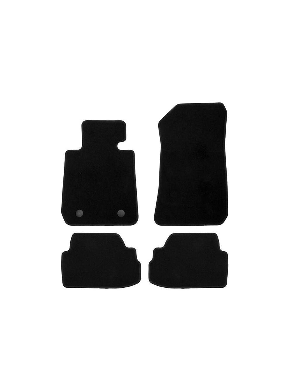 Коврики в салон для BMW 1 3D E81 АКПП 2004-2007, 2007-2011, хэтчбек, 4 шт. (текстиль) KLEVER01050301200K