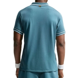 Теннисное поло Nike Court Heritage Tennis - smokey blue/smokey blue