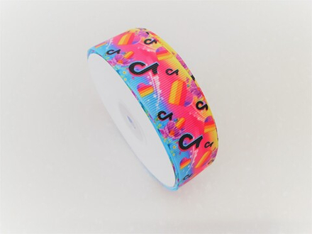 Декоративная лента репсовая 2,5 см*22,8 м для рукоделия