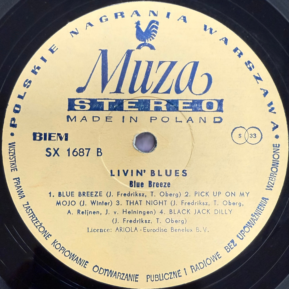 Livin' Blues ‎– Blue Breeze (Польша)