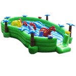 Коммерческий надувной батут "Водопой"