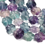 Бусина Клевер 10мм, флюорит (в ассортименте)