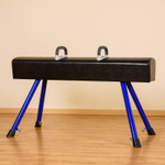 Конь гимнастический маховый переменной высоты, ручки композитный материал