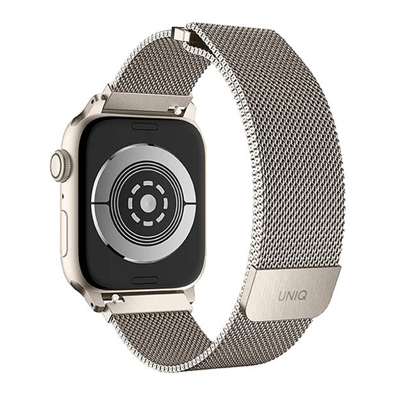 Ремешок Uniq Dante Strap Mesh Steel для Apple Watch 41/40/38 мм, цвет &quot;Звездный свет&quot; (41MM-DANSLGT)