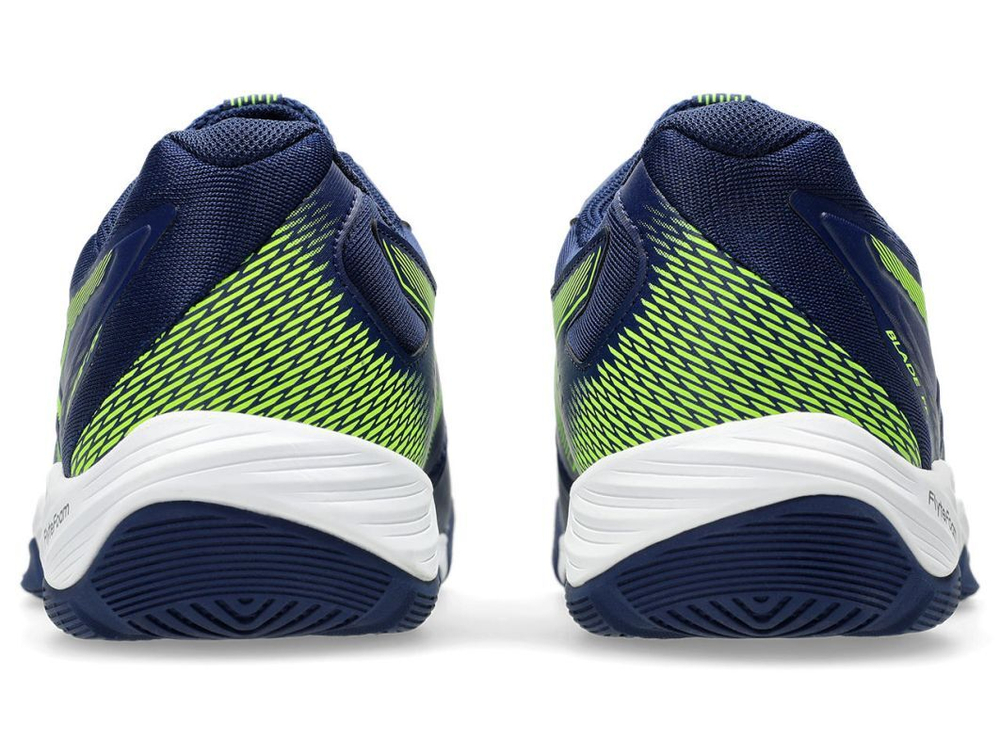 Мужские кроссовки для бадминтона/сквоша Asics Blade FF - blue expanse/safety yellow