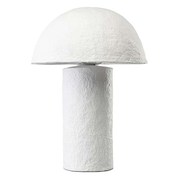 Лампа настольная texture sleek, D32x42 см, белая