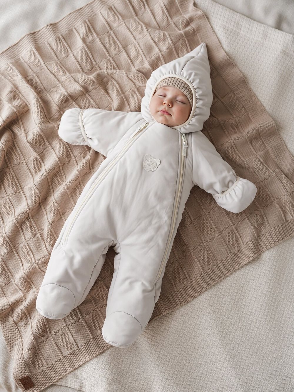 Комбинезон демисезонный с закрытой ножкой "Тофу" 0+