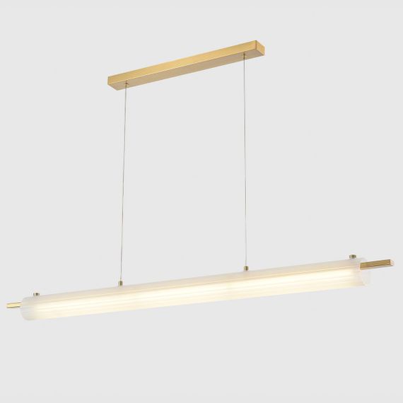 Подвесной светодиодный светильник Crystal Lux Tunnel SP40 Led Brass