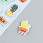 Наклейки бумажные объемные для скрапбукинга и декора ЛАМЫ, 11 штук, ОСТРОВ СОКРОВИЩ, 662267