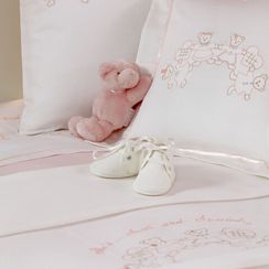 Детское белье в кроватку FAMILY BEBE розовый