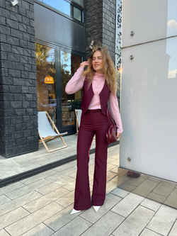 Брюки Элеганс винный