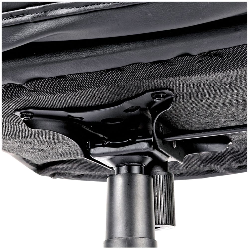 Кресло руководителя Helmi HL-E11 "Forum", экокожа черная