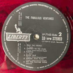 Винтажная виниловая пластинка LP The Ventures The Fabulous (Japan 1964) (No Obi) Only The Young