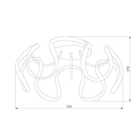 90238/1 / потолочный светильник / белый
