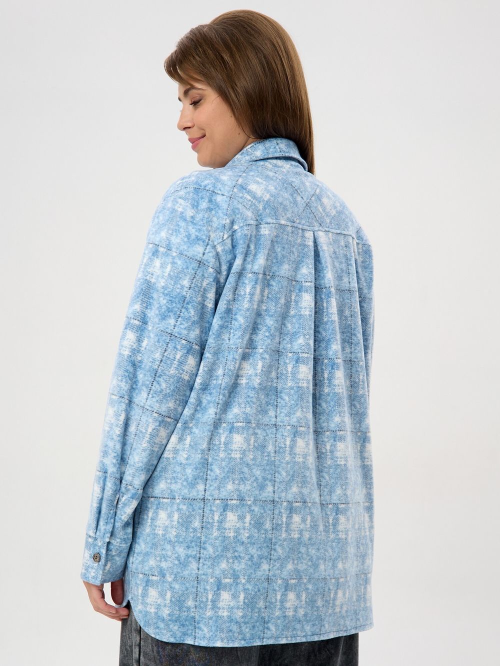 Рубашка Вселенная Виотекс ГОЛУБОЙ (Акция)