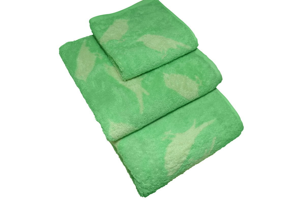 Полотенце 50x100 Cawo Central Park 539 зеленое