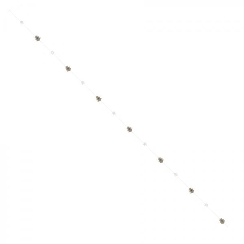 GAEM Изделие декоративное Гирлянда "Ёлочка", L190 W4 H1,5 см, 3в.