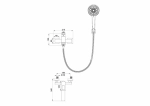 Смеситель для ванны с душем WONZON & WOGHAND FRAME WW-88639010-MB черный матовый
