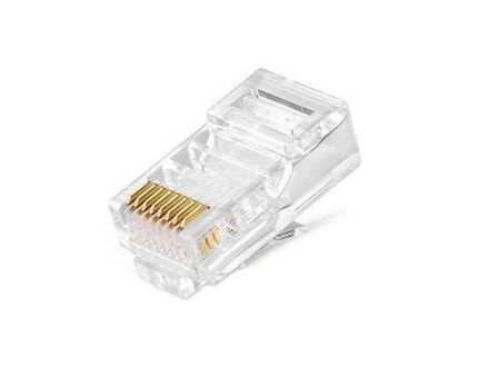 Коннектор проходной RJ-45 (8P8C) Cat.5e, RIPO, универсальные ножи