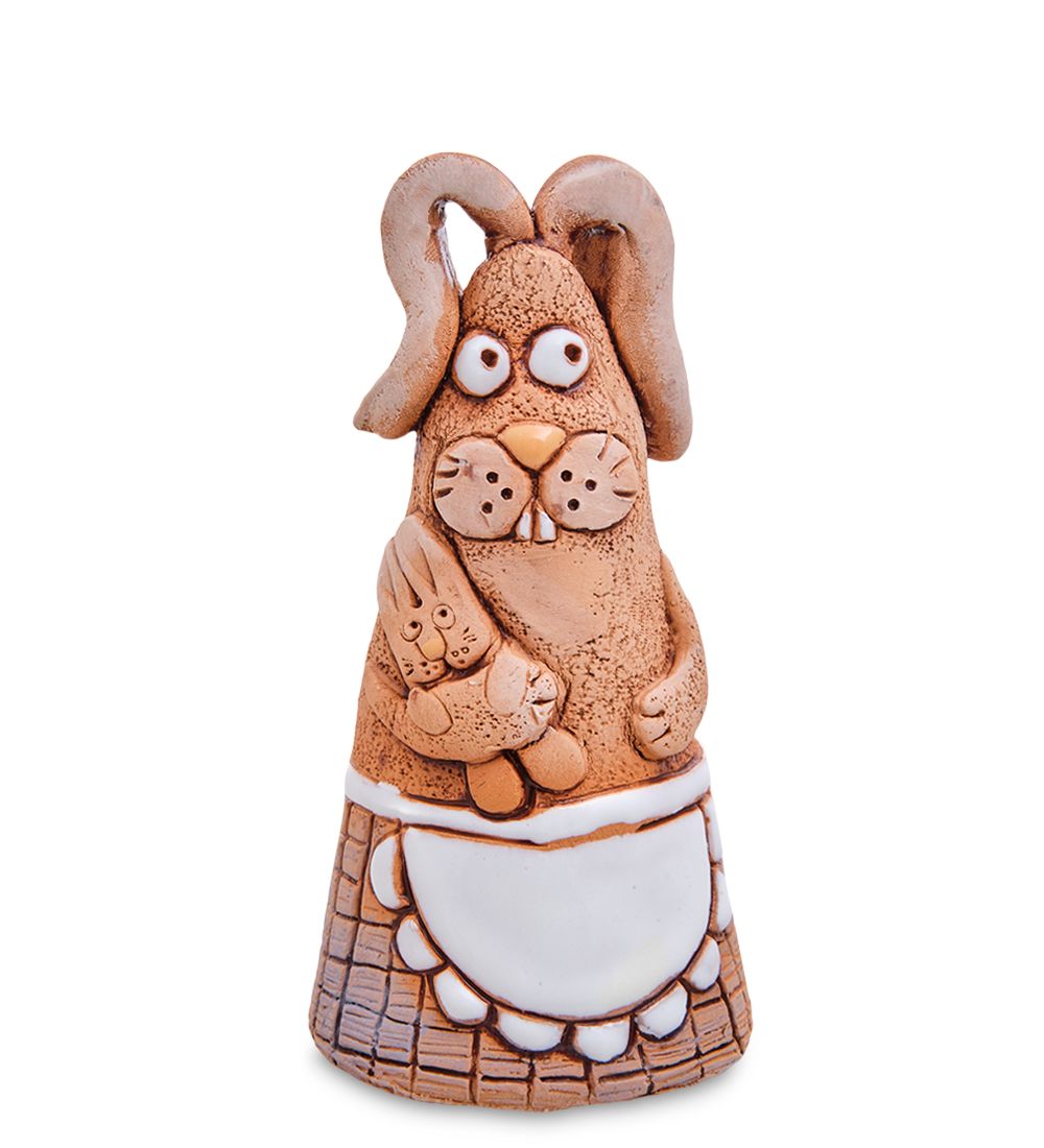 ZLC-198 Колокольчик «Зайчиха с зайчонком»