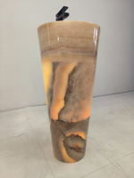 Раковина напольная из оникса Yellow ON-61358 (40*40*90)