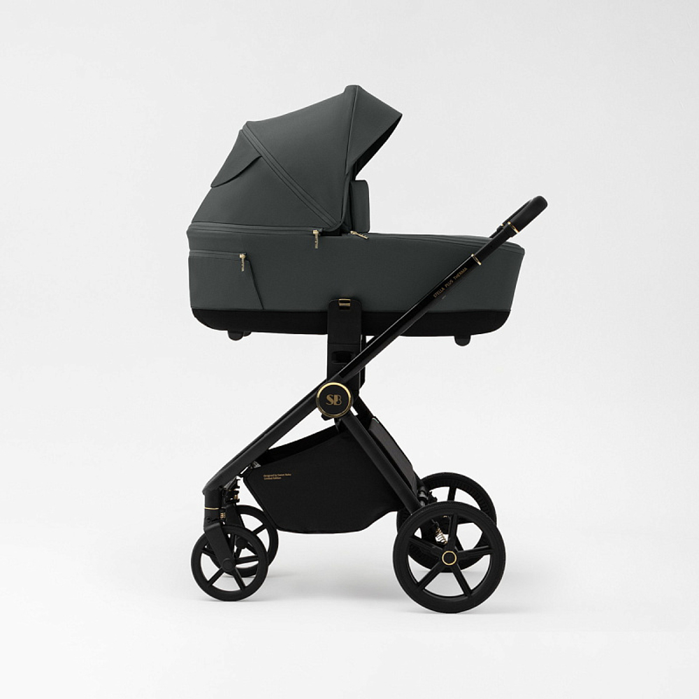 Детская коляска Sweet Baby Stella Plus Therma 2 в 1 427415 Dark Grey