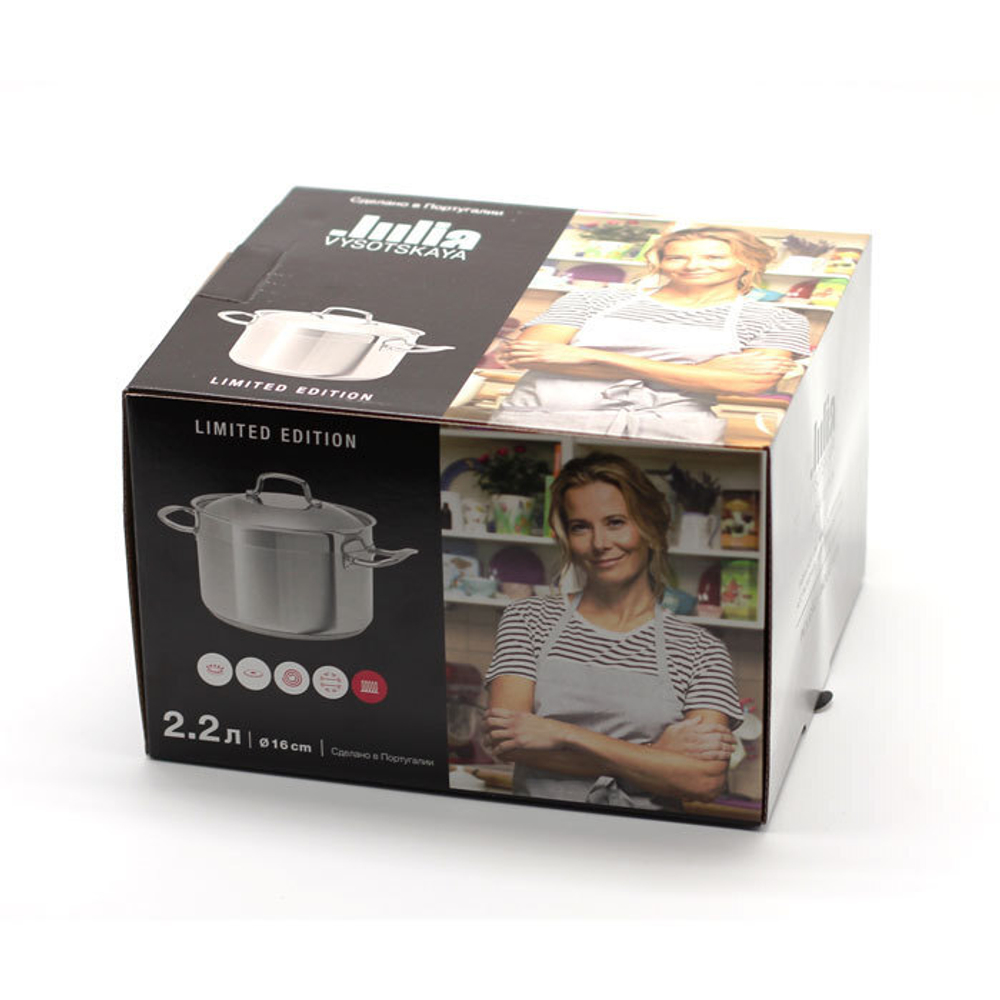 Кастрюля 2.2л 16см Pro Julia Vysotskaya