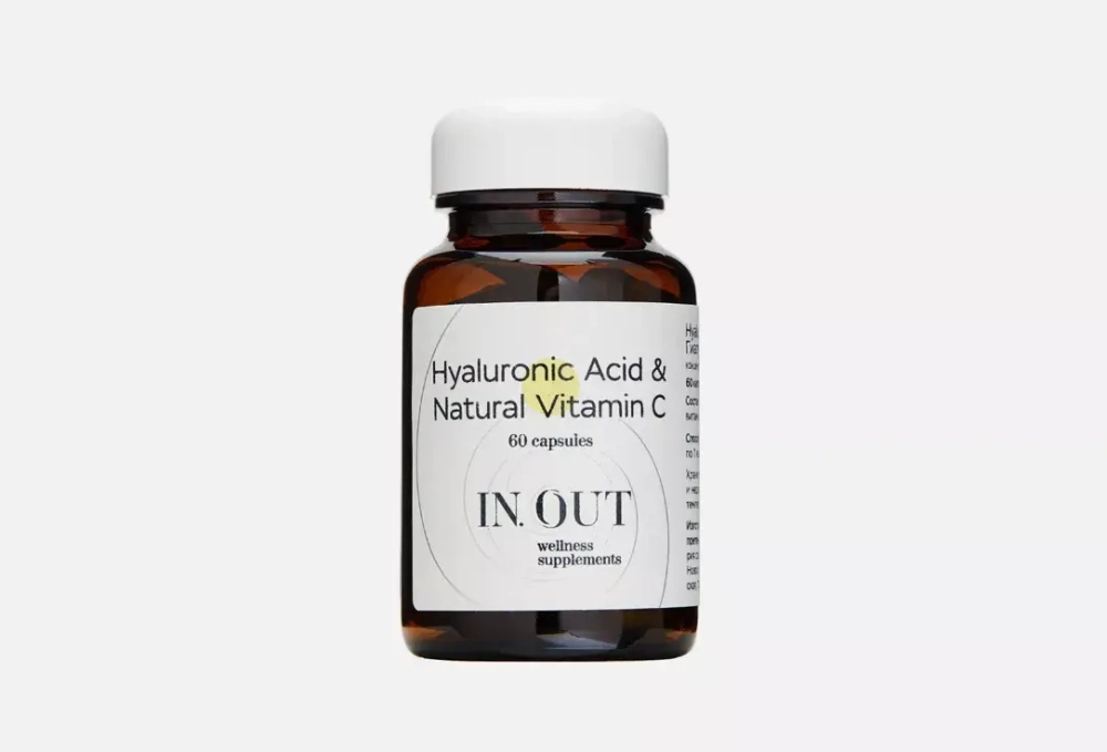 Hyaluronic Acid & Natural Vitamin C БАД (60шт)