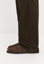 Лоферы // Ivana // Chocolate // Fluffy