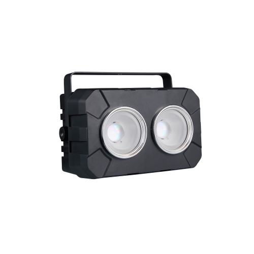 INVOLIGHT FLAMMIS II - мини светодиодный 'блайндер', 2x 50Вт WW/CW COB LED, DMX512
