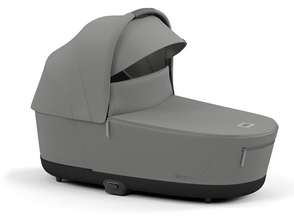 Коляска 3 в 1 Cybex Priam IV Chrome Brown complete и автокресло Aton S2 i-Size Lava Grey Mirage Grey