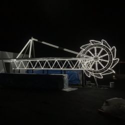 ULS-N21-2835-120LED-m-8mm-IP67-220V-8W-m-50M-DW Светодиодная гибкая герметичная лента. NEON. Бобина 50 м. Дневной свет 6500К. TM Uniel.