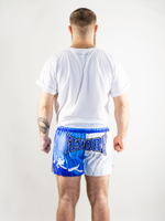 Шорты Муай-Тай Fluory Tokio (синие)