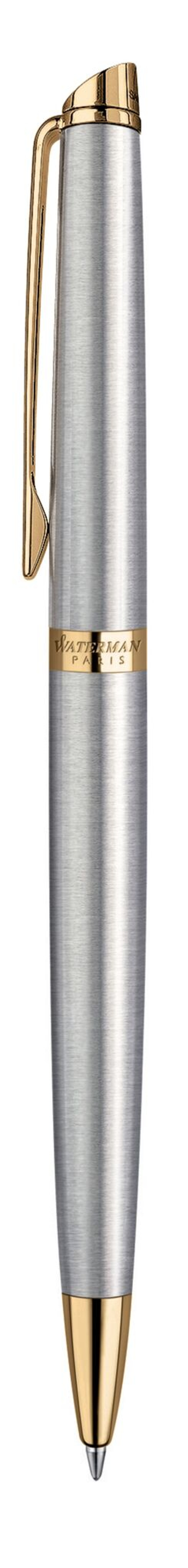 Подарочный набор: Чехол и Шариковая ручка Waterman Hemisphere, цвет: GT, стержень: Mblue