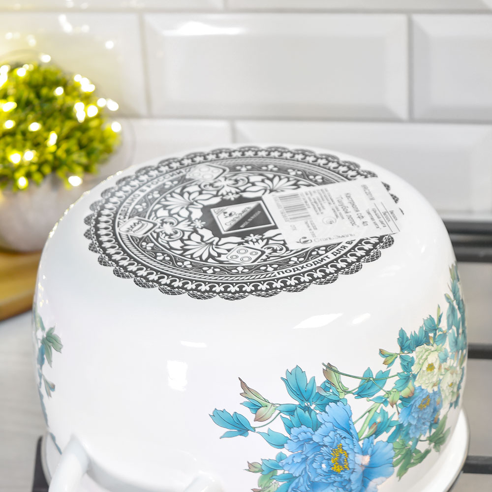 Кастрюля 4л "Голубой лотос"