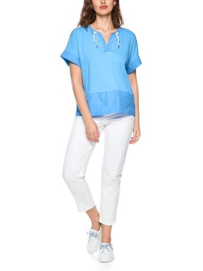 Marc Cain Футболка из комбинированной ткани