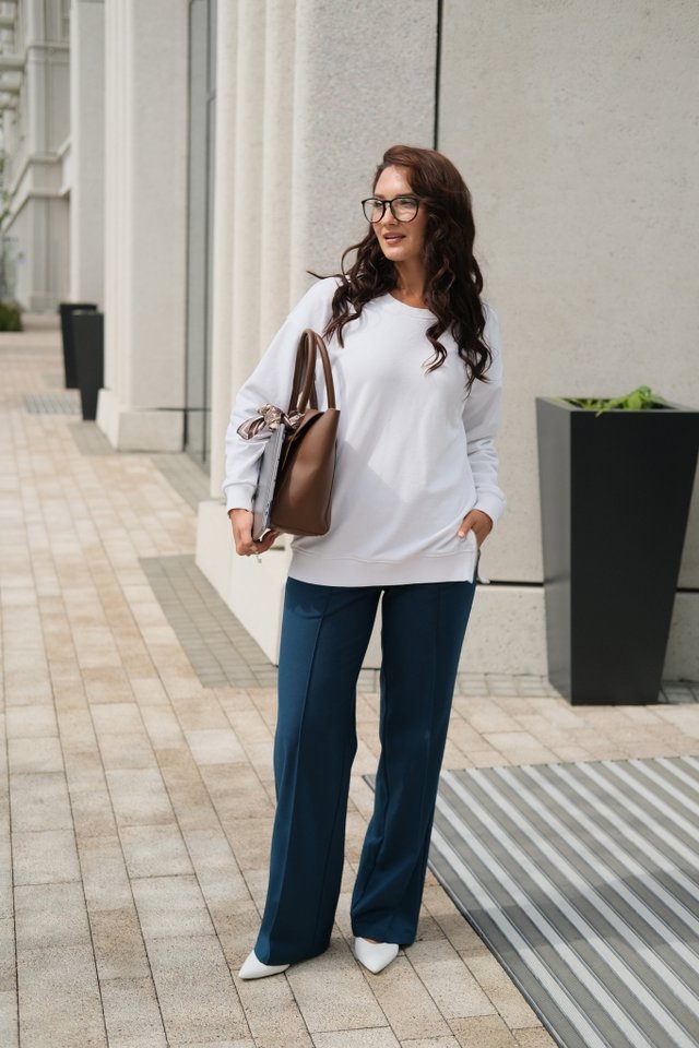 Свитшот с замком из хлопка